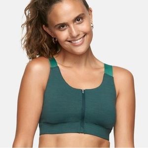 Outdoor Voices Never worn Zip Sports Bra now Powerhouse Bra XS Like New